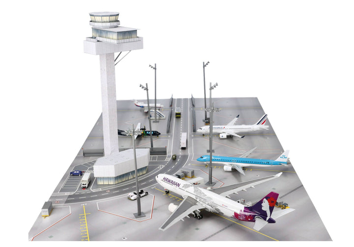 1/200 Airport Tower Cardboard Construction Kit_3