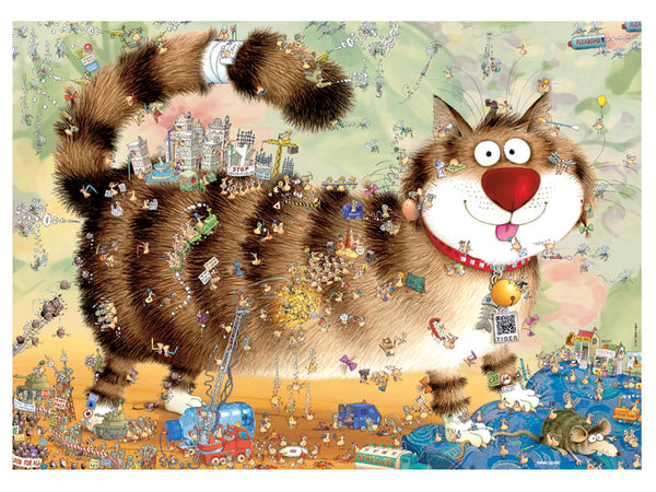 1000pc Degano Cat's Life Puzzle_1