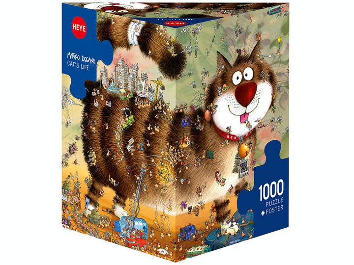 1000pc Degano Cat's Life Puzzle_2