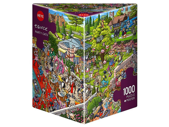 1000pc Tanck Party Cats Puzzle_2