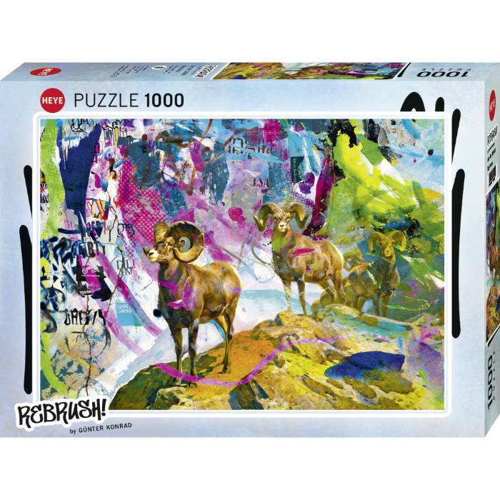 1000pc Rebrush! Big Horns Puzzle