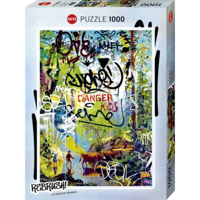 1000pc Rebrush! Danger Kids Puzzle