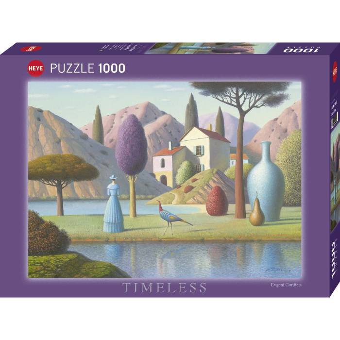 1000pc Timeless Lady In Blue Puzzle