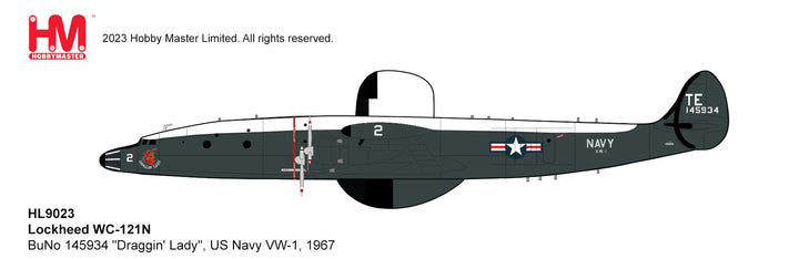 1/200 Lockheed WC-121N BuNo 145934 'Draggin' Lady' US Navy VW-1 1967