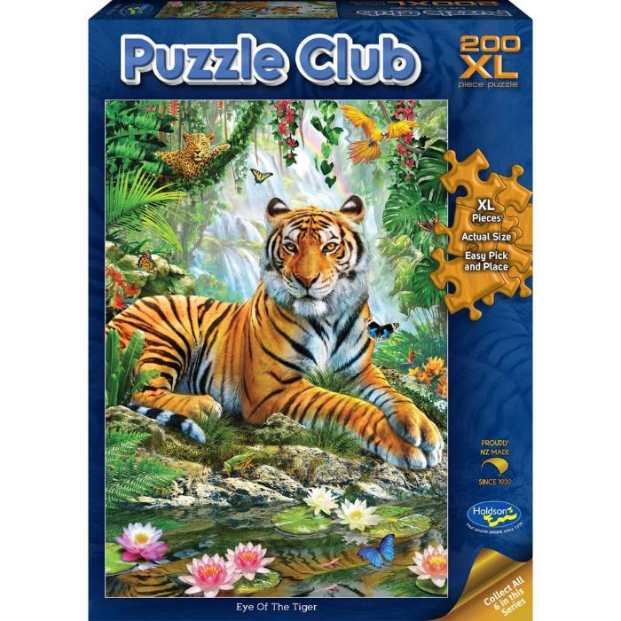 200pc XL Club Tiger Eye Jigsaw Puzzle