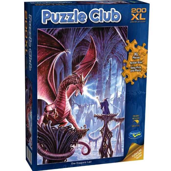 200pc XL Club Dragons Jigsaw Puzzle