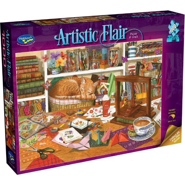 1000pc Artistic Flair Paper & Craft Jigsaw Puzzle