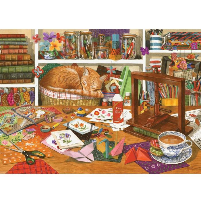 1000pc Artistic Flair Paper & Craft Jigsaw Puzzle