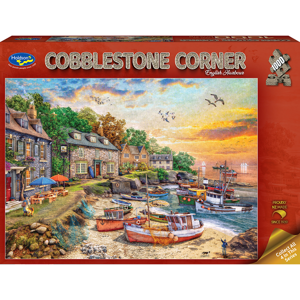 1000pc Cobblestone Corner: English Harbour