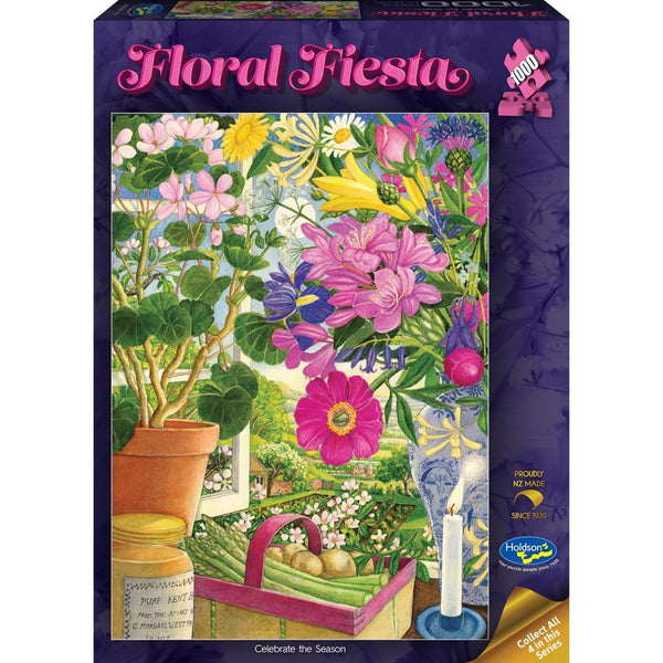 1000pc Floral Fiesta: Celebrate the Season