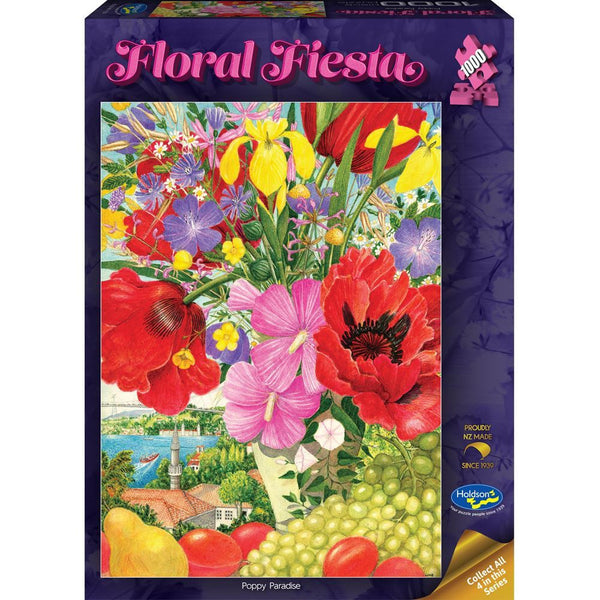 1000pc Floral Fiesta: Poppy Paradise