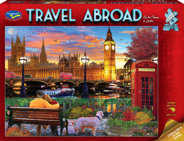 1000pc Travel Abroad: Thames in London