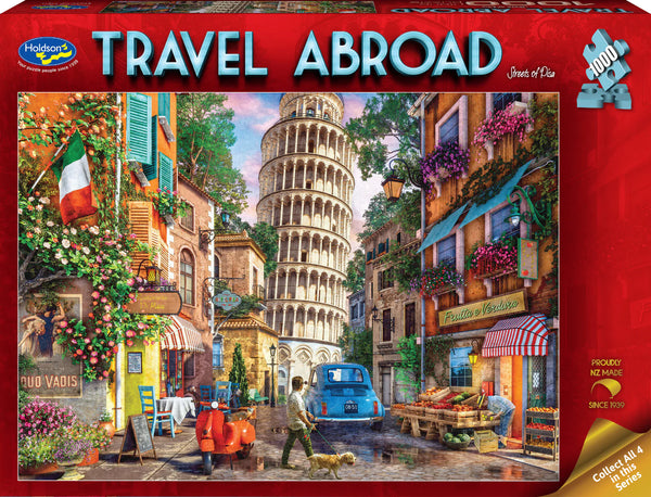 1000pc Travel Abroad: Streets of Pisa