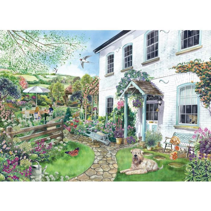 500pc XL Regency Cottage Countryside Jigsaw Puzzle