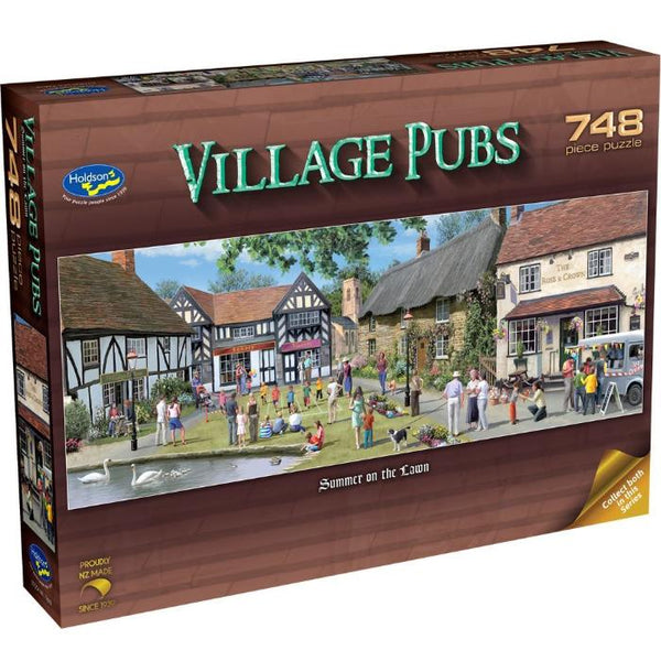 748pc Village Pubs Summer Panoramic Jigsaw Puzzle