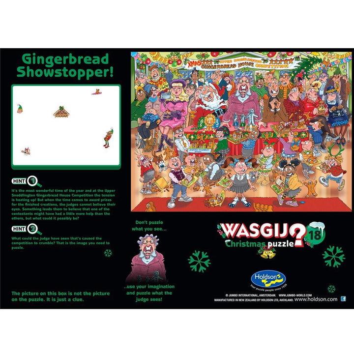 1000pc Wasgij Xmas 18 Gingerbread Showstopper! Puzzle_3