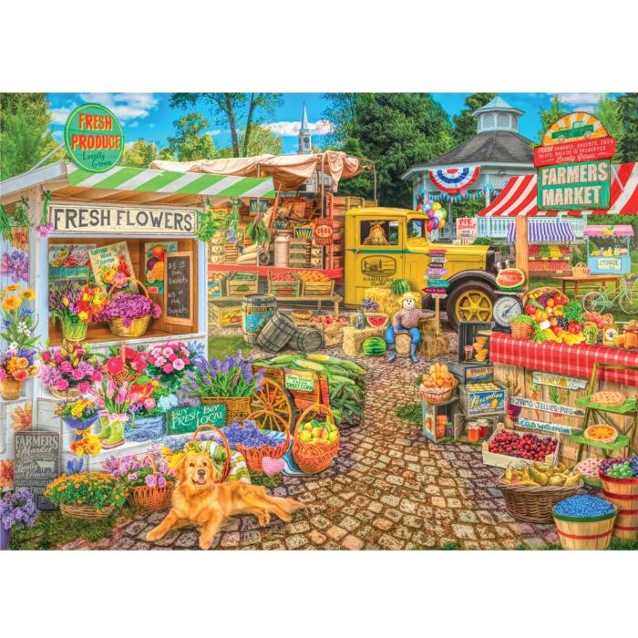 500pc XL Pickup & Produce 4 Market Jigsaw Puzzle