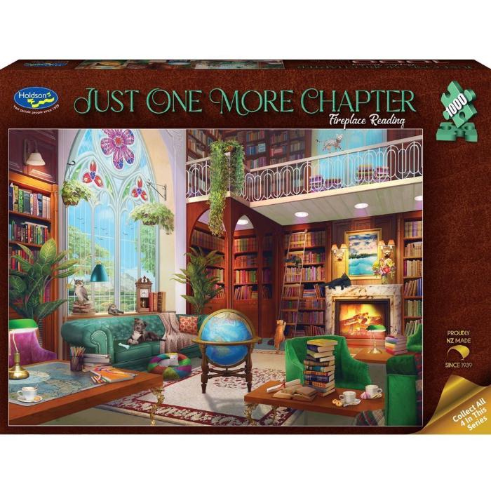 1000pc Just 1 More Chapter Fireplace Puzzle