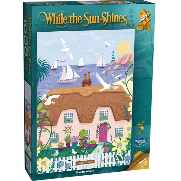 1000pc While Sun Shines Beach Cottage Puzzle