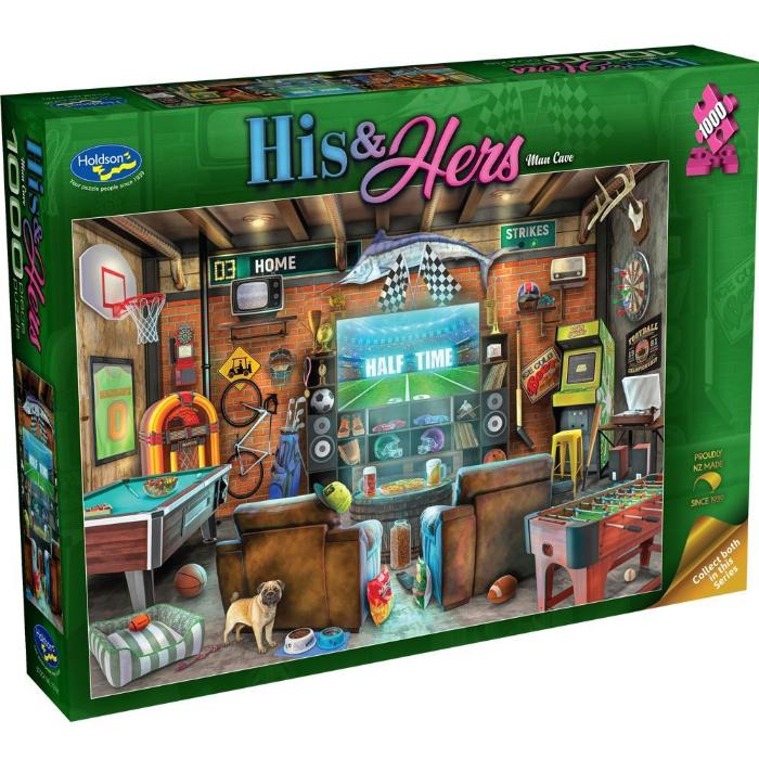 1000pc His & Hers Man Cave Puzzle