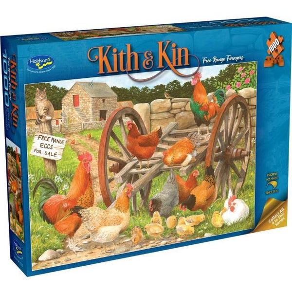 1000pc Kith & Kin Free Range Puzzle