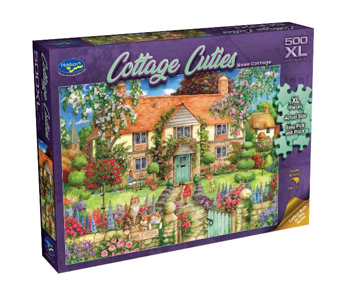 500pc XL Cottage Cuties Rose Puzzle