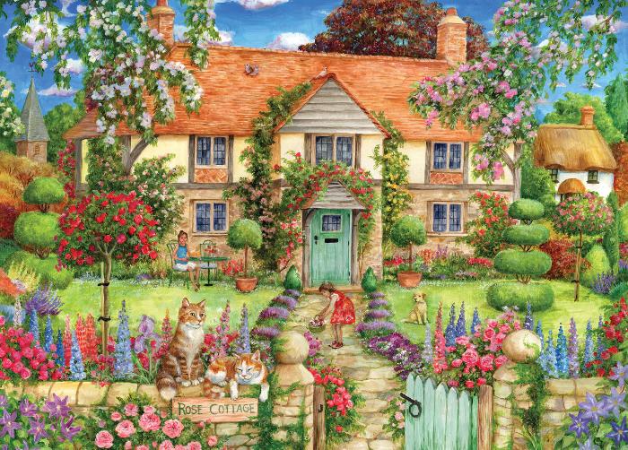 500pc XL Cottage Cuties Rose Puzzle