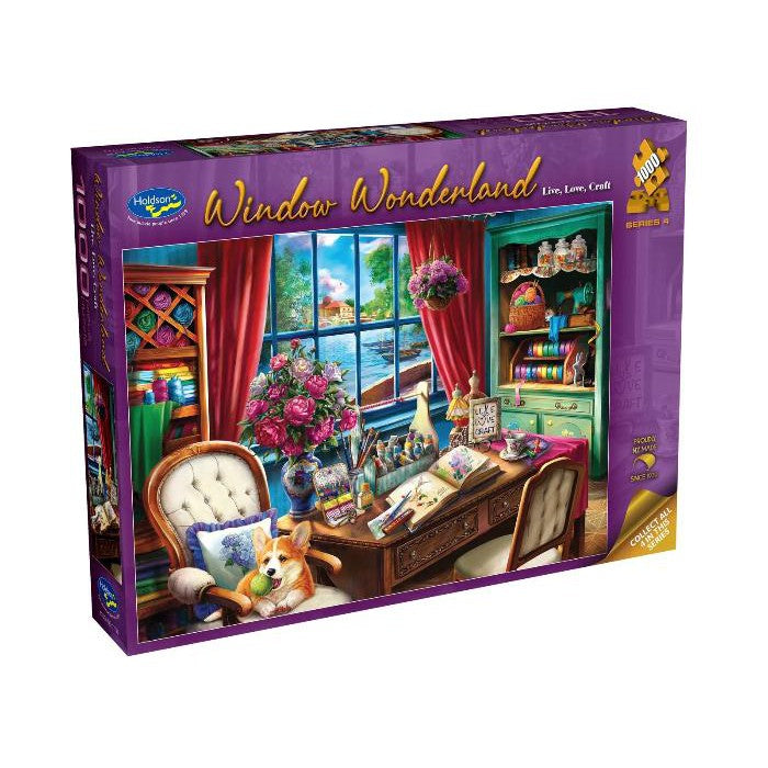 1000pc Window Wonderland 4 Live Craft Jigsaw Puzzle