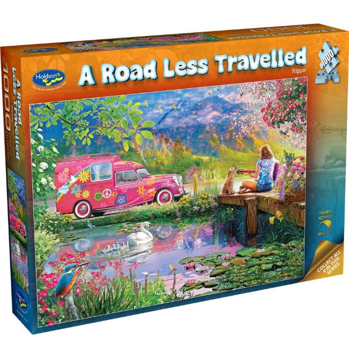 1000pc Road Less Travelled Hippie Jigsaw Puzzle