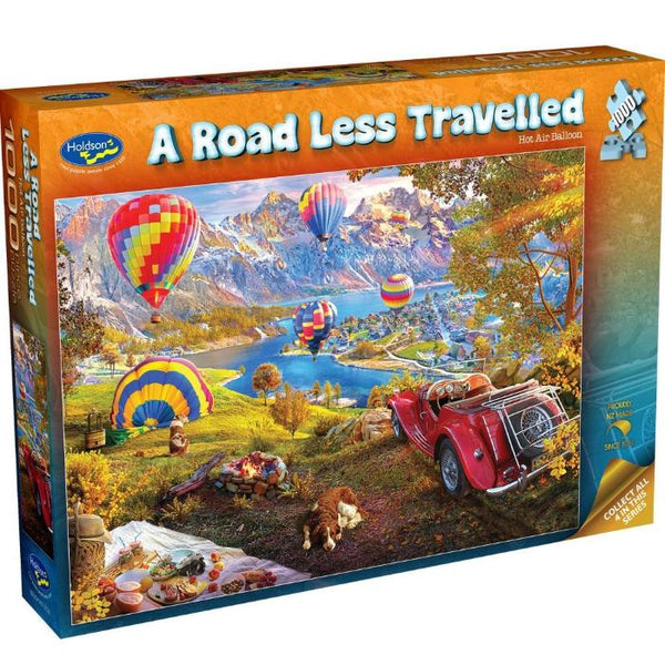 1000pc Road Less Travelled Hot Air Balloon Jigsaw Puzzle