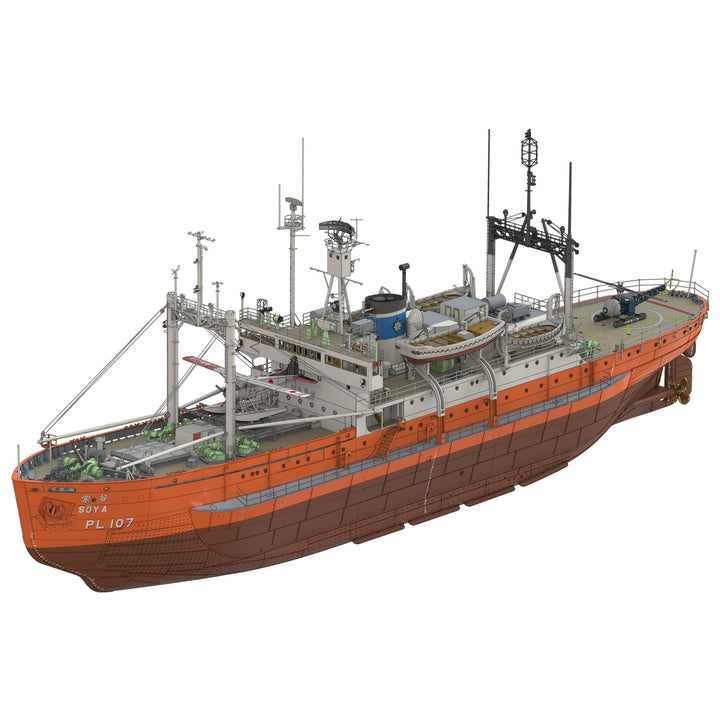 1/250 Antarctica Observation Ship Soya ''Antarctica Observatin 2nd Corps'' (Super Detail Kit)_9