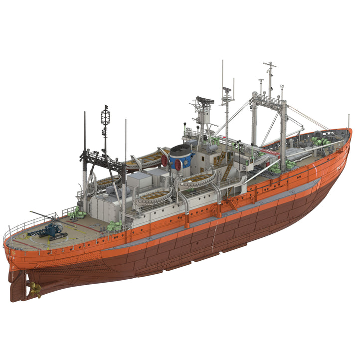 1/250 Antarctica Observation Ship Soya ''Antarctica Observatin 2nd Corps'' (Super Detail Kit)_3