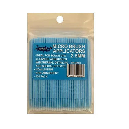 Ickysticky Micro Brush Applicators 2.5mm 100PK