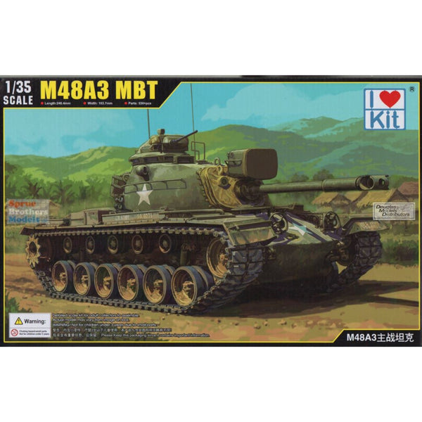 image1_1/35 M48A3 MBT Plastic Model Kit