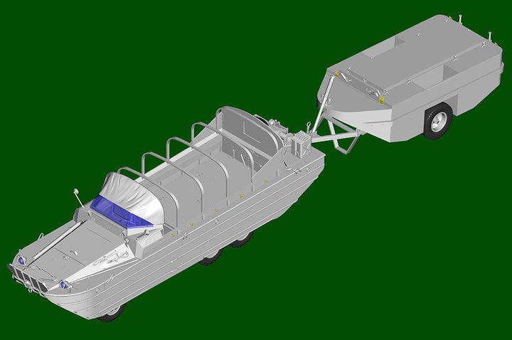 1/35 GMC DUKW-353 with WTCT-6 Trailer Plastic Model Kit_11