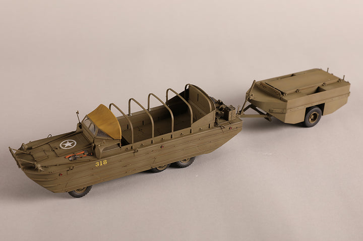 1/35 GMC DUKW-353 with WTCT-6 Trailer Plastic Model Kit_6