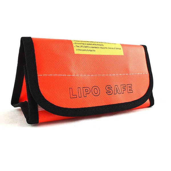 Orange Color 60mm 75mm 185mm Glass Fiber LiPo Bag