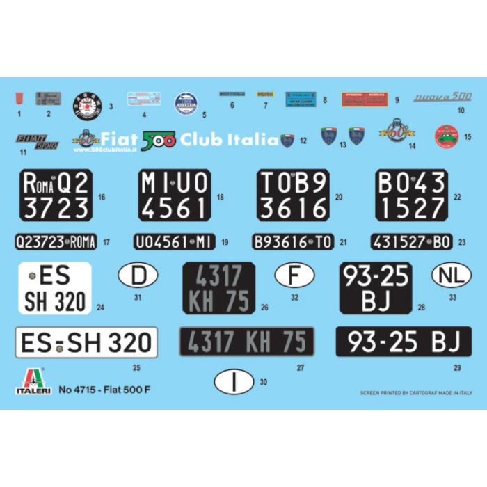 1/12 Fiat 500 F