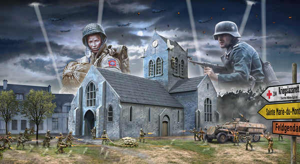 1/72 Battle of Normandy Sainte-Mere-Eglise 6 June 1944