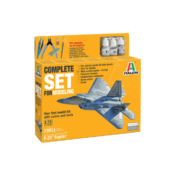 iamge1`_1/72 F-22 Raptor Complete Set - includes tools and paints