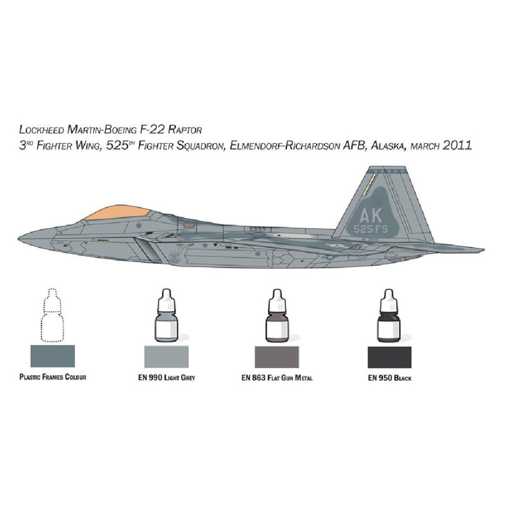 image2_1/72 F-22 Raptor Complete Set - includes tools and paints