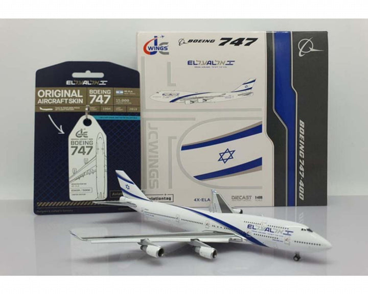 El Al B747400 4XELA (With Limited Edition Aviationtag)