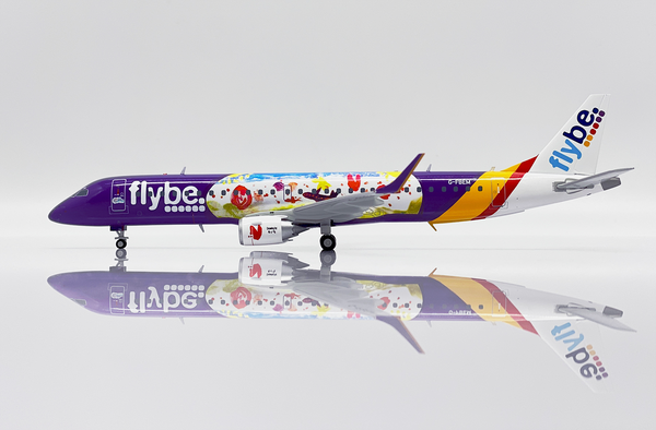 1/200 Flybe Embraer ERJ-195LR "Kids & Teens" Reg: G-FBEM with Stand