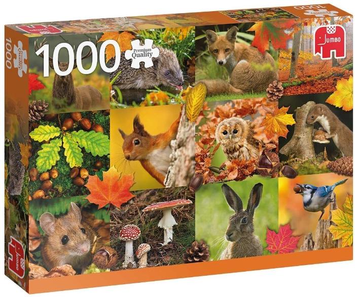 1000pc Autumn Animals Puzzle