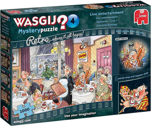 1000pc Wasgij  Retro Mystery 4 Live Entertainment