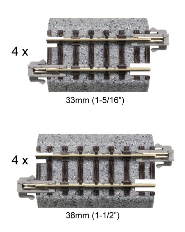 N Unitrack Assorted Straight Track Set B