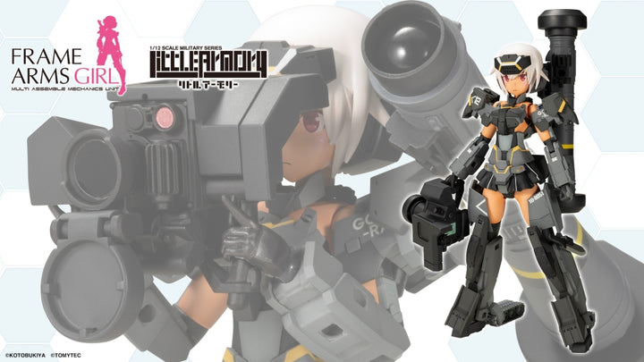 Frame Arms Girl Gourai-Kai (Black) with FGM148 Type Anti-Tank Missile_15