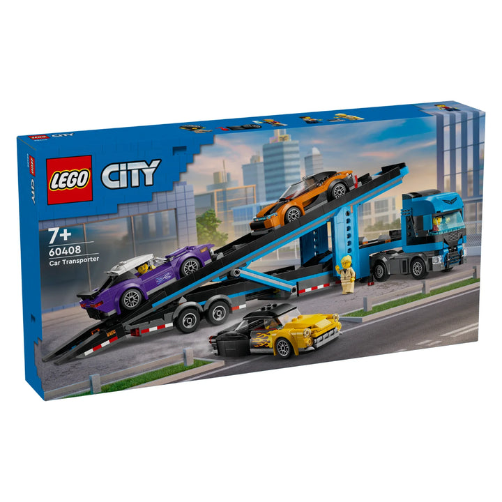 Car Transporter Truck with Sports Cars