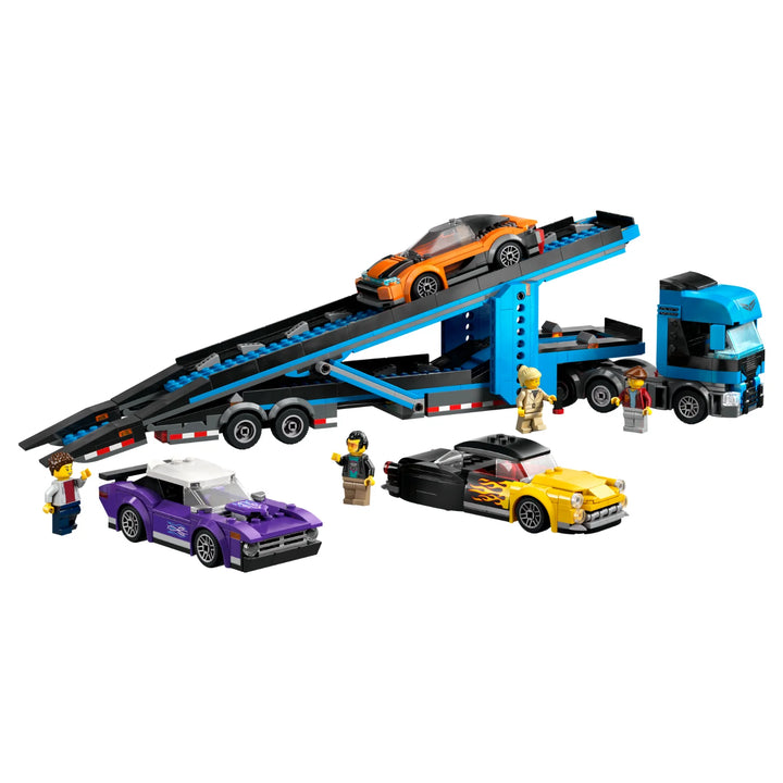 Car Transporter Truck with Sports Cars