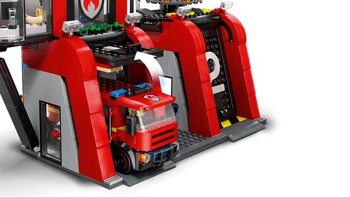 Fire Station with Fire Truck_6